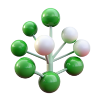wonderful modern Green Binary Tree Structure Isolated Element png