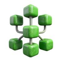extraordinary modern Green Binary Tree Structure Isolated Element premium png