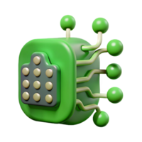 beautiful rustic Green Binary Code Stream Isolated Element professional png