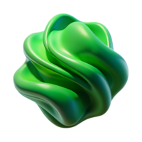 wonderful contemporary Green Dynamic Flow Isolated Transparent Background genuine png