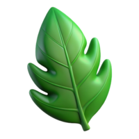 wonderful artistic Green Leaf Cutout Isolated on Transparent Background png