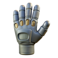 serene abstract Grey 3d Printed Prosthetic Hand Transparent Background exclusive png