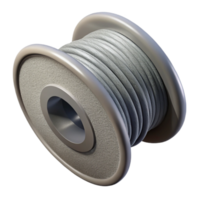 wonderful modern Grey Abs Filament Spool Close Up Transparent Background original png