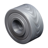 beautiful rustic Grey Pla Filament Roll Transparent Background detailed png