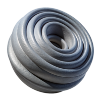 elegant modern Grey Pla Filament Roll Transparent Background high resolution png