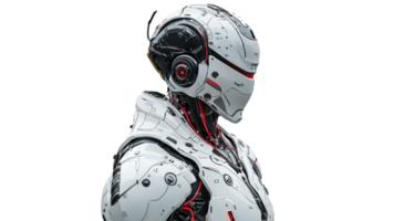 intrincado diseño de avanzado robot figura png