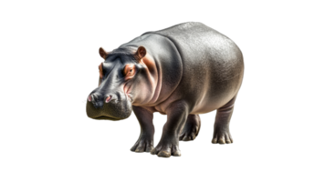 Hippo walking in a natural setting during daylight png