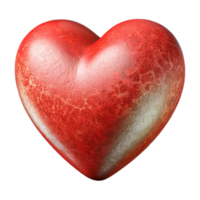 serene traditional Hand Drawn Heart with Red Outline png