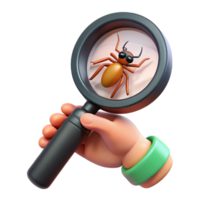 stunning rustic Hand Holding Magnifying Glass Isolated high resolution png