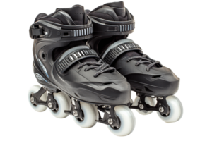 Inline skates designed for recreational use png