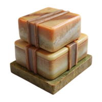 magnificent contemporary Handmade Soap Bars Rustic Style Isolated professional png