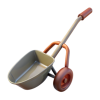 beautiful minimalist Hand Plow Side View Isolated on Transparent Background authentic png