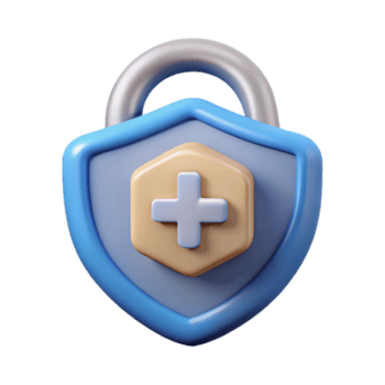 magnifik abstrakt sjukvård data säkerhet ikon transparent bakgrund element png