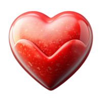 dramatic contemporary Healthy Heart Icon Transparent Background Red premium png