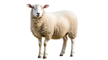 Sheep standing gracefully in a bright setting png