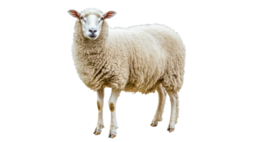 Sheep standing on a transparent background png