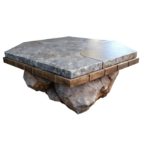 elegant abstract High Tech Floating Platform Cutout Transparent Background high quality png