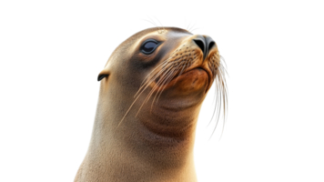 Calm seal portrait with fine details png