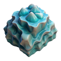 wonderful modern Fractal Terrain Isolated Element Unique Design high quality png