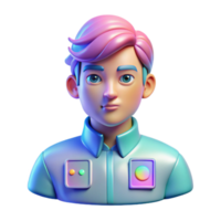wonderful modern Holographic Companion Avatar Interface Transparent Background Customizable Avatar genuine png