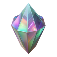 magnificent abstract Holographic Crystal Texture Cutout Isolated Element high resolution png