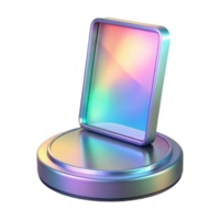 extraordinary rustic Holographic Display Stand Empty Platform Cutout high resolution png