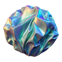 vibrant rustic Holographic Foil Crinkle Texture Cutout Transparent Background high quality png