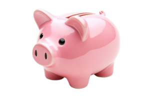 Piggy bank in a classic design ready for savings png