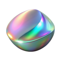 elegant creative Holographic Light Leak Overlay Cutout Transparent Background high resolution png