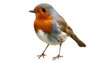 Colorful bird perched on a branch in nature on transparent background png