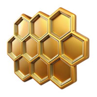 wonderful abstract Honeycomb Hexagonal Pattern Golden Isolated Cutout high resolution png