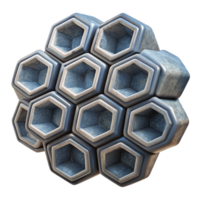 magnífico criativo favo de mel estrutura regular hexágonos fechar acima transparente fundo autêntico png