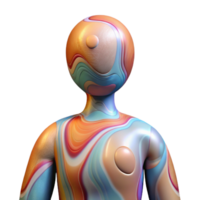 extraordinary abstract Human Bond in Abstract Design Transparent Background png