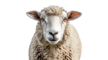 Soft wool sheep with calm look png