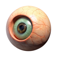 stunning classic Human Eye with Nanotech Enhancement Isolated authentic png