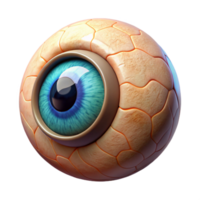 impressive abstract Human Eye with Nanotech Enhancement Isolated high resolution png