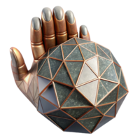impressive vintage Human Touch in Geometric Forms Cutout high resolution png