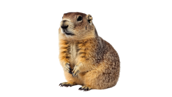 Squirrel sits calmly with curious expression png
