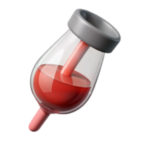 serene abstract Hydrometer in Wine Sample Transparent Background genuine png