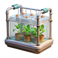 extraordinary classic Hydroponic System with Automated Irrigation Transparent professional png