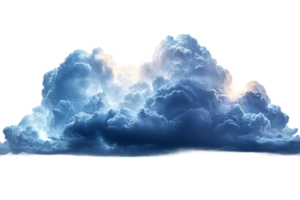 Blue and white clouds create a serene atmosphere png
