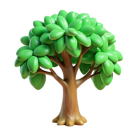 beautiful rustic Imagination Tree Transparent Background with Lush Green Leaves high resolution png