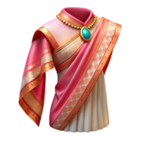 magnificent creative Indian Sari Design Element Transparent high resolution png