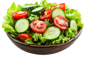 Fresh salad with cucumbers and cherry tomatoes png