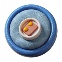 impressive abstract Interactive Textile Button Transparent Background original png