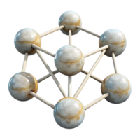magnificent vintage Interconnected Nodes Network with Transparent Background high resolution png