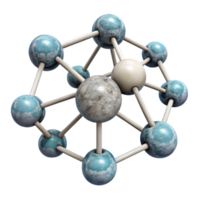 extraordinary artistic Interconnected Nodes Network with Transparent Background original png