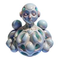 elegant artistic Interdimensional Being Abstract Form Transparent genuine png