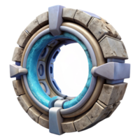 dramatic minimalist Interdimensional Portal Circular Opening Cutout authentic png