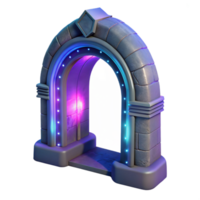 magnificent abstract Interdimensional Portal Glowing Arch Isolated exclusive png
